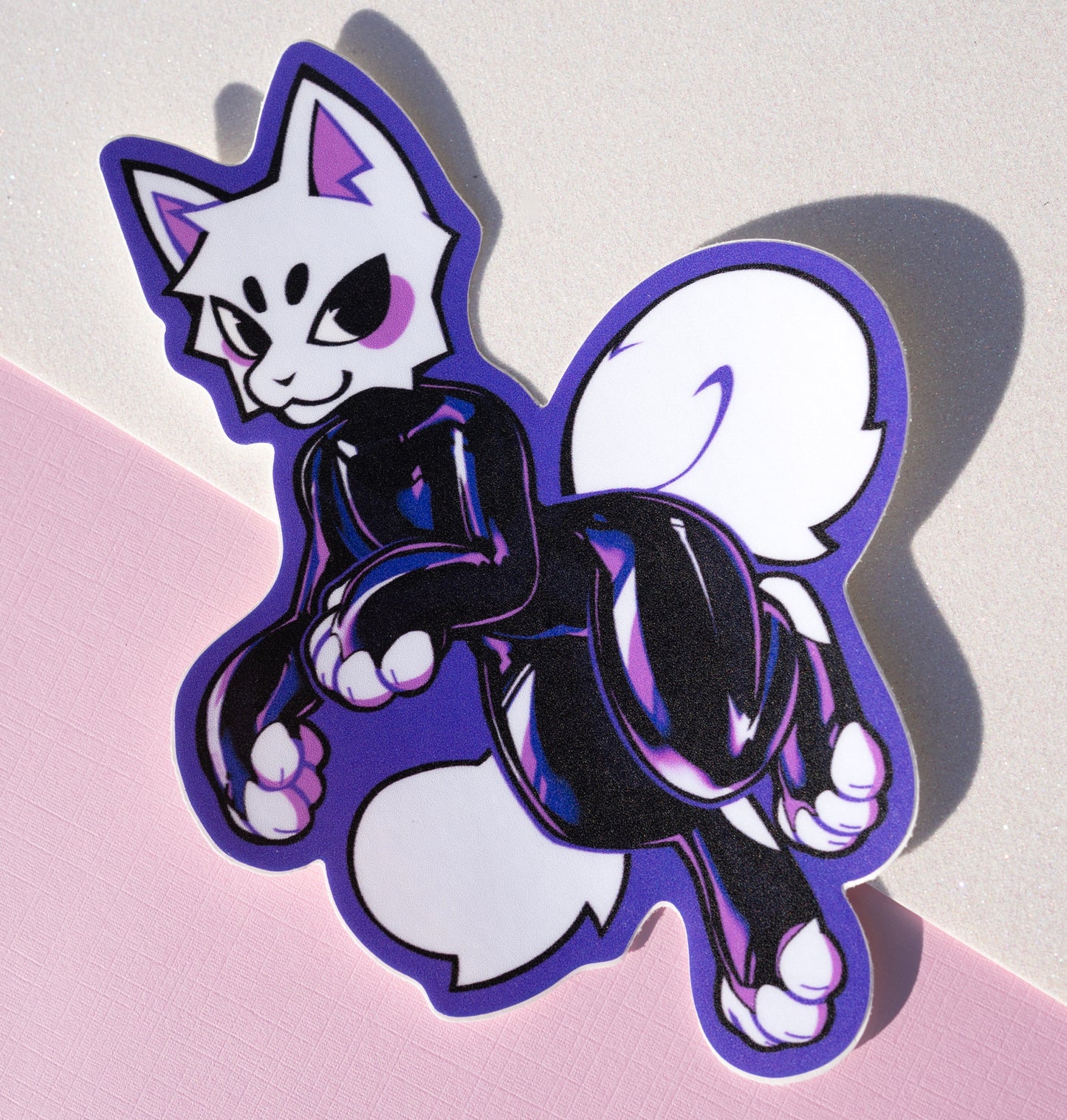 Latex Kitty Sticker
