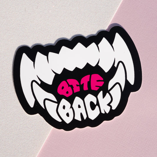 Bite Back Sticker