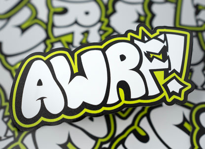 AWRF! Sticker