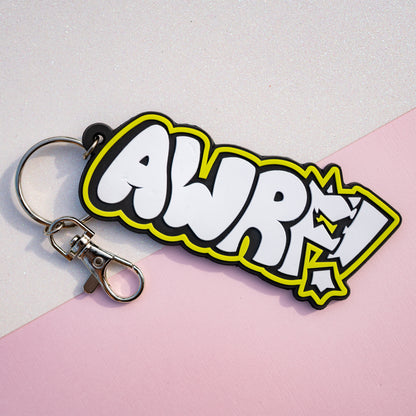 AWRF! Rubber Keychain