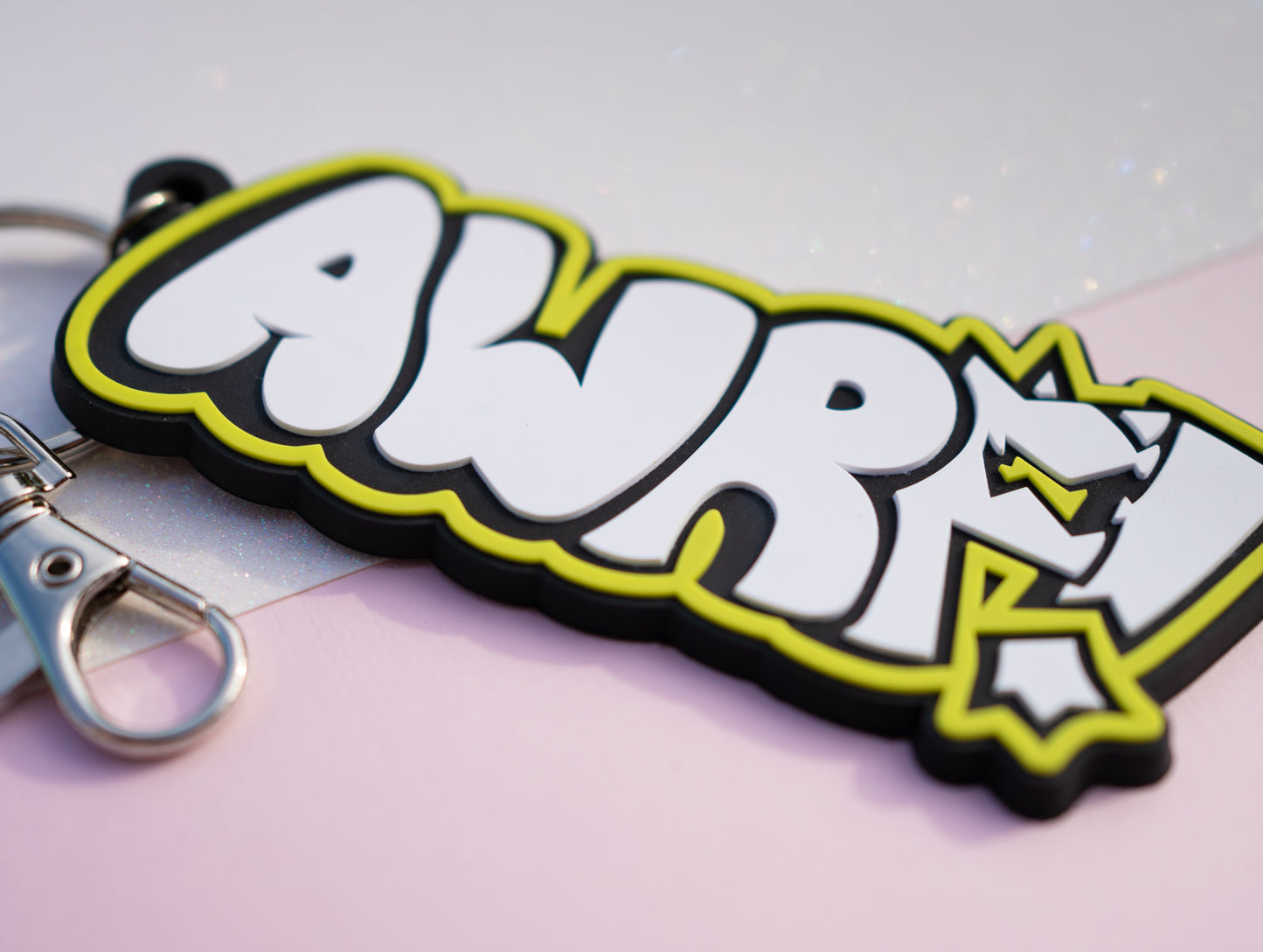 AWRF! Rubber Keychain