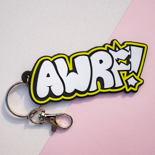 AWRF! Rubber Keychain