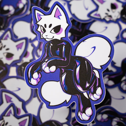 Latex Kitty Sticker