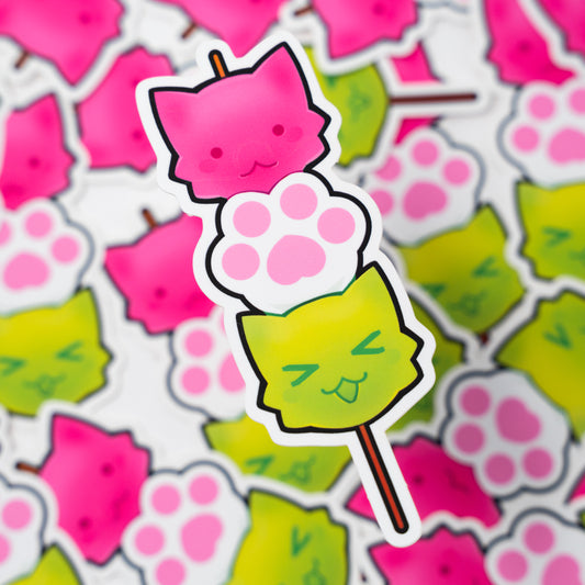 Dango Kitties Sticker